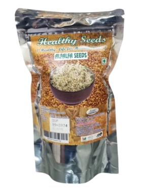 a bag of healthy seeds