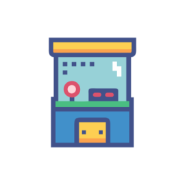 an icon of a slot machine