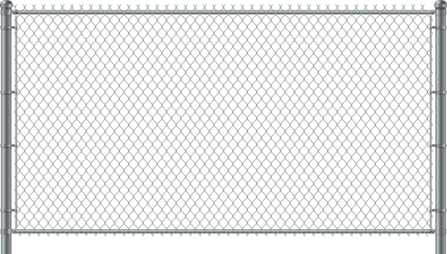 a drawing of a chain link fence