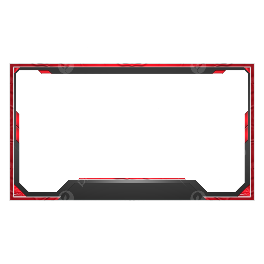 a red and black license plate frame