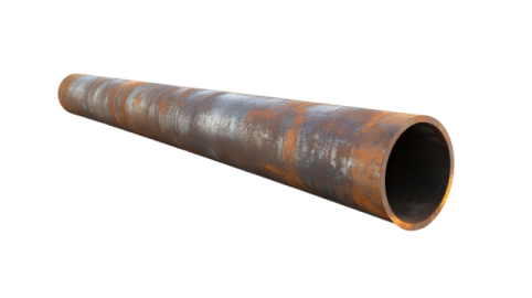 a large pipe on a white background