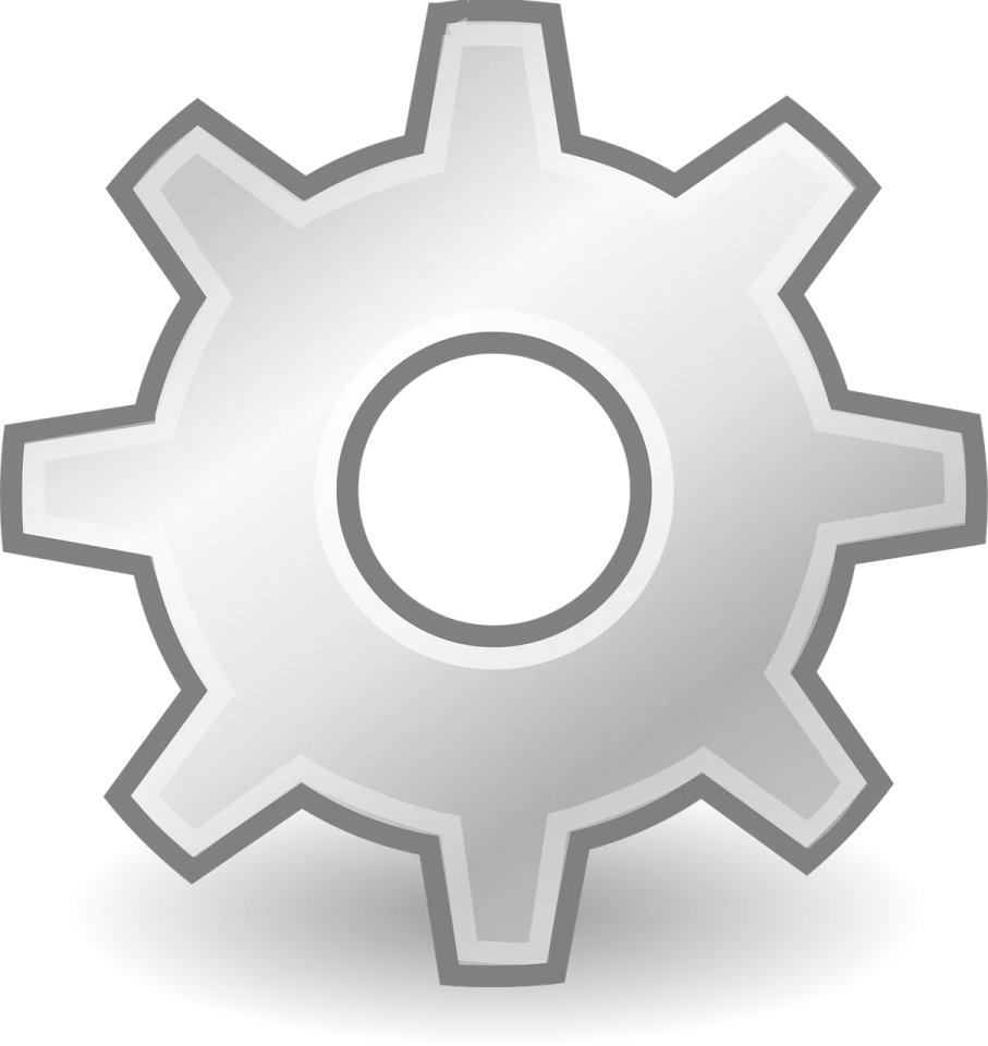 a gear wheel icon