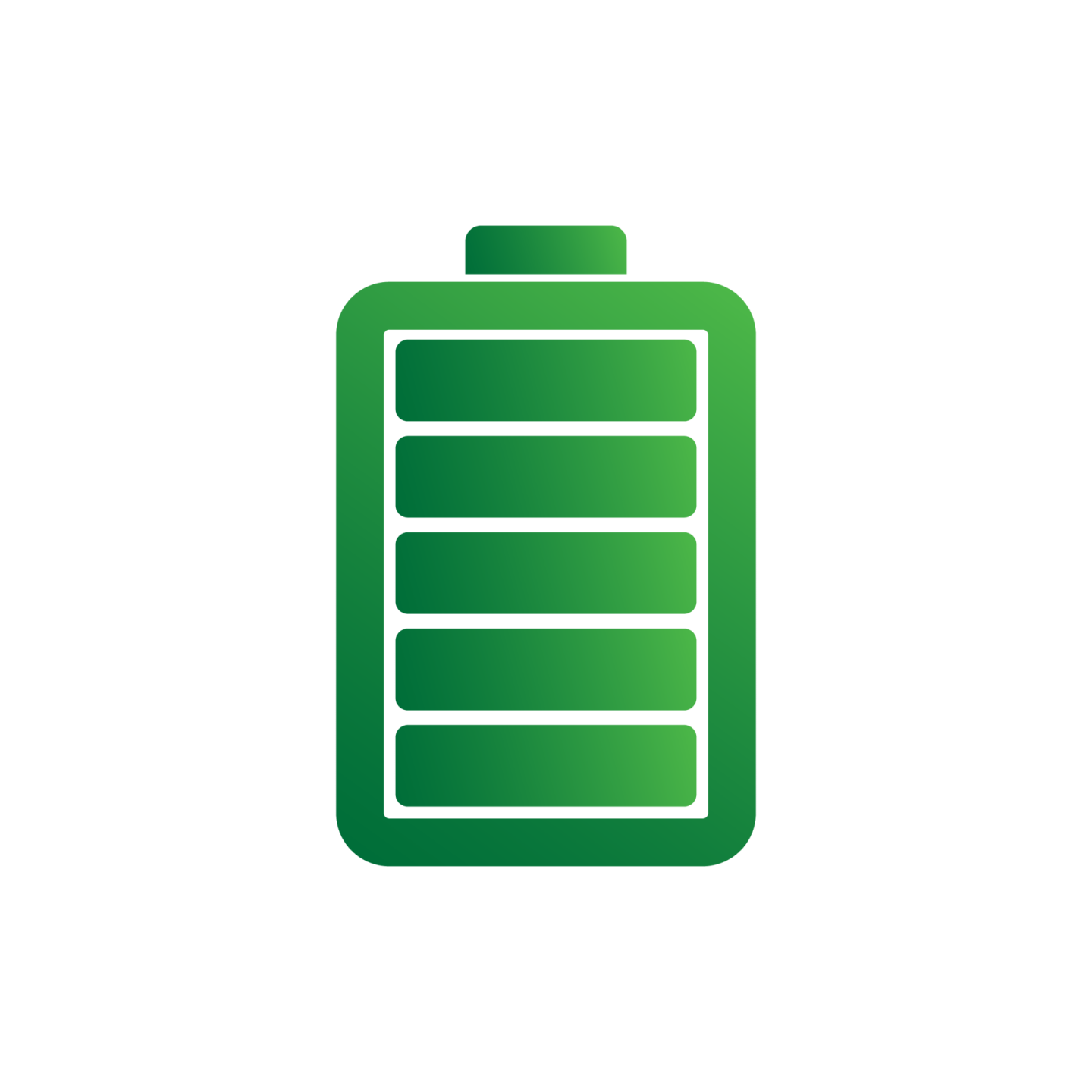 a green battery icon