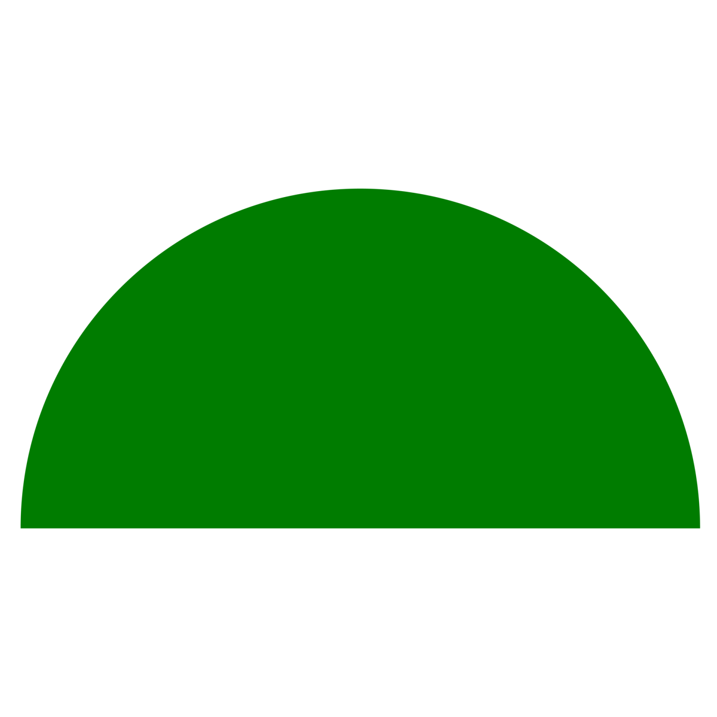 a green hat on a white background