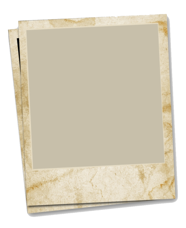 an old photo frame on a white background