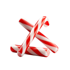 red and white candy canes