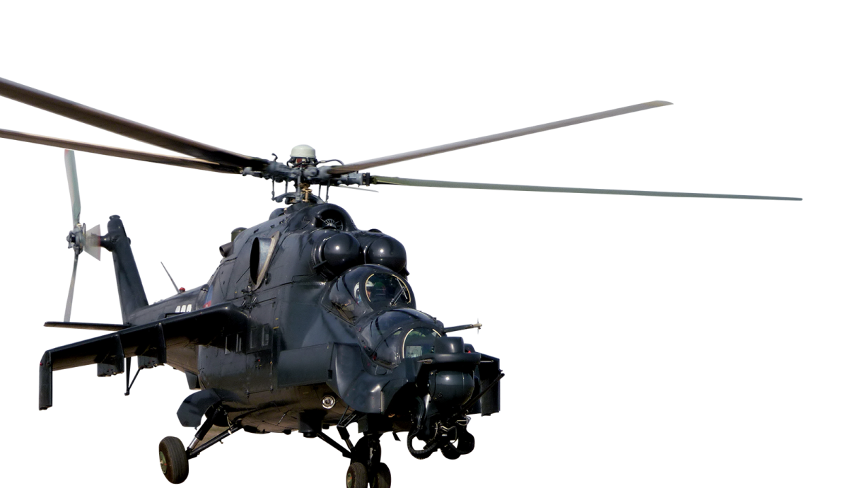 a helicopter flying in the air