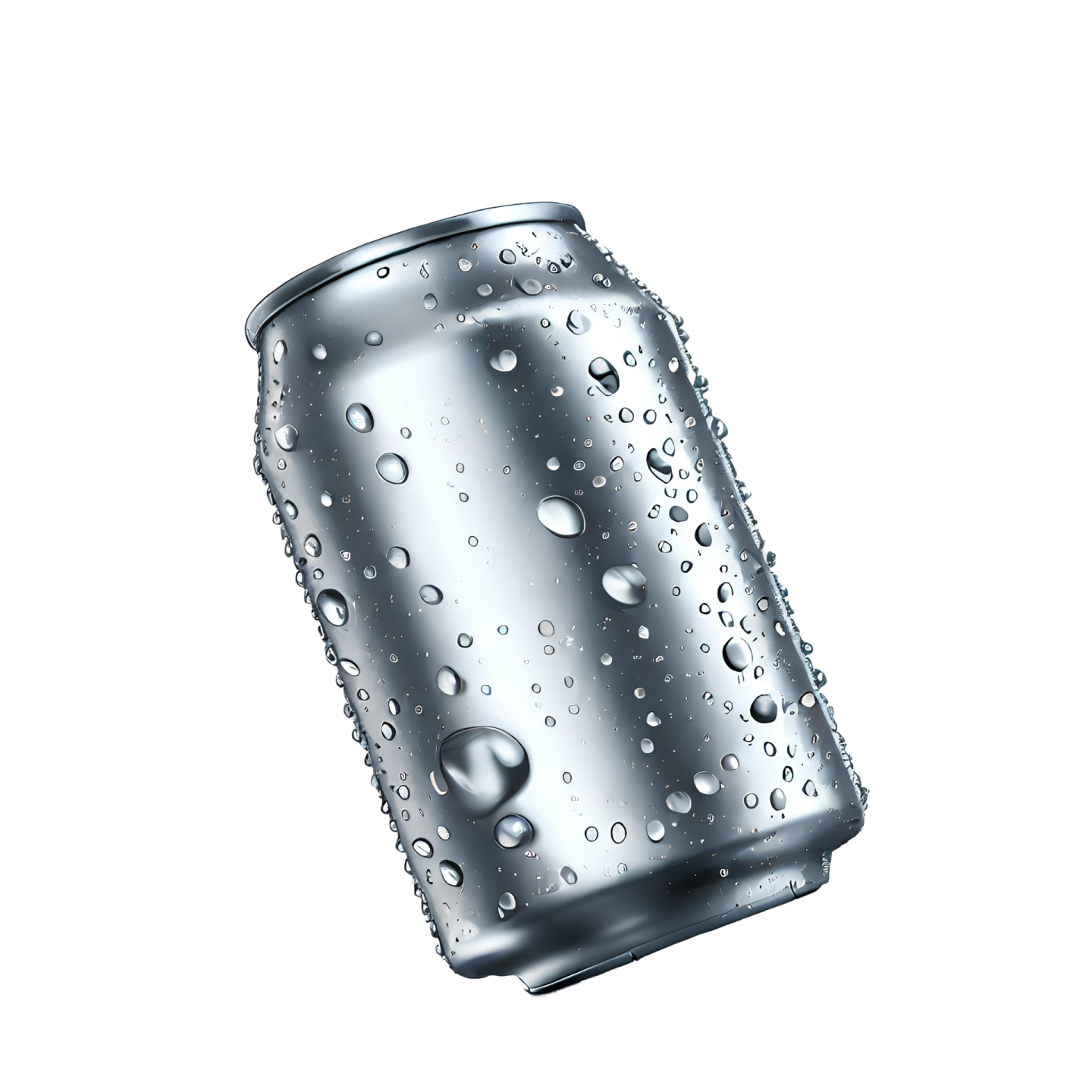 a can of soda on a white background