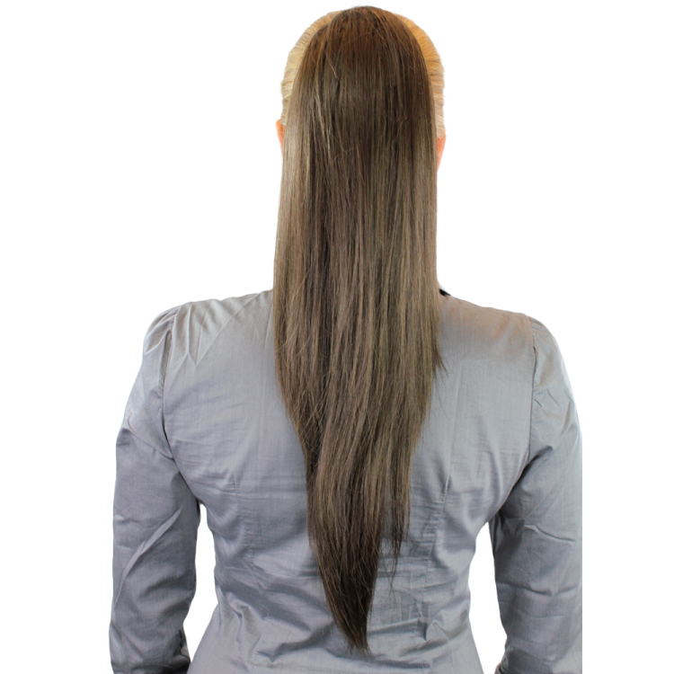 the back of a woman's head with long hair