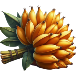 a bunch of bananas on a white background