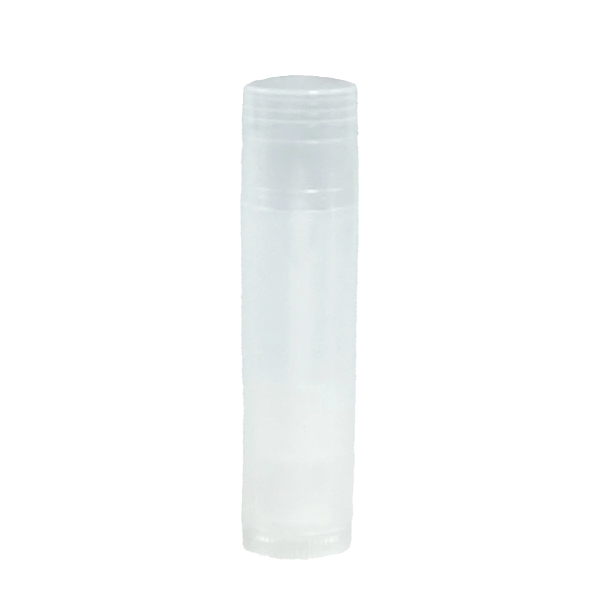 a clear plastic bottle with a white cap
