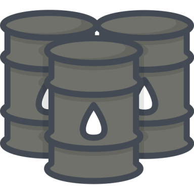 a stack of oil barrels