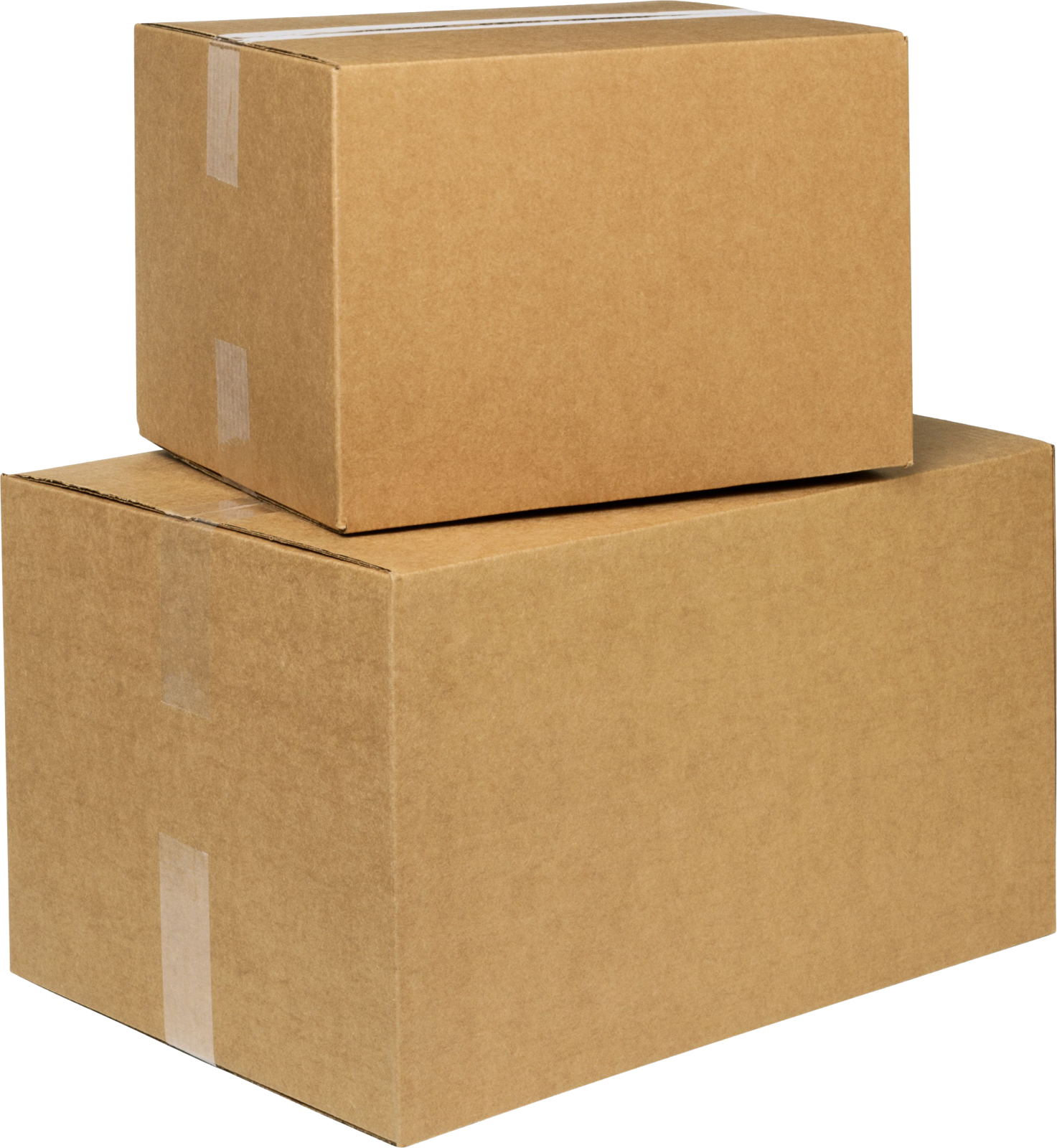 two boxes stacked on top of each other boxes
