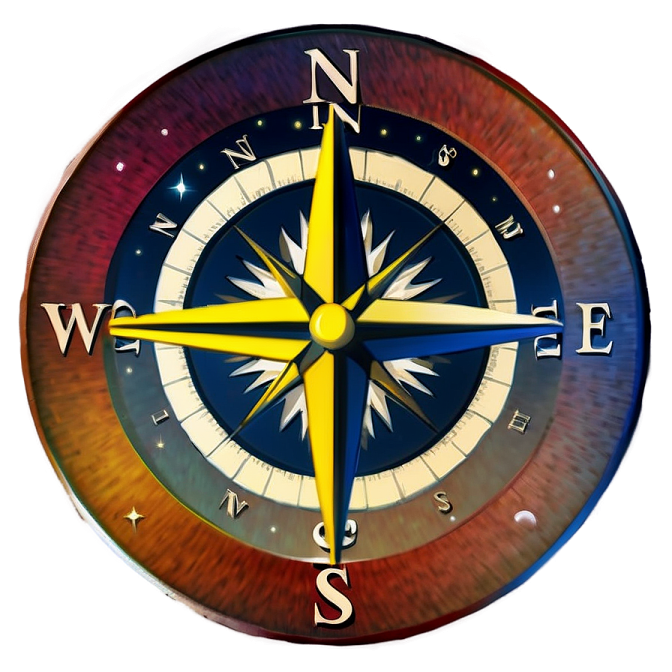 an image of a compass on a white background