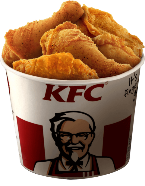 a cup of chicken nus on a white background