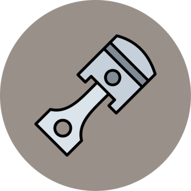 a hammer icon in a circle