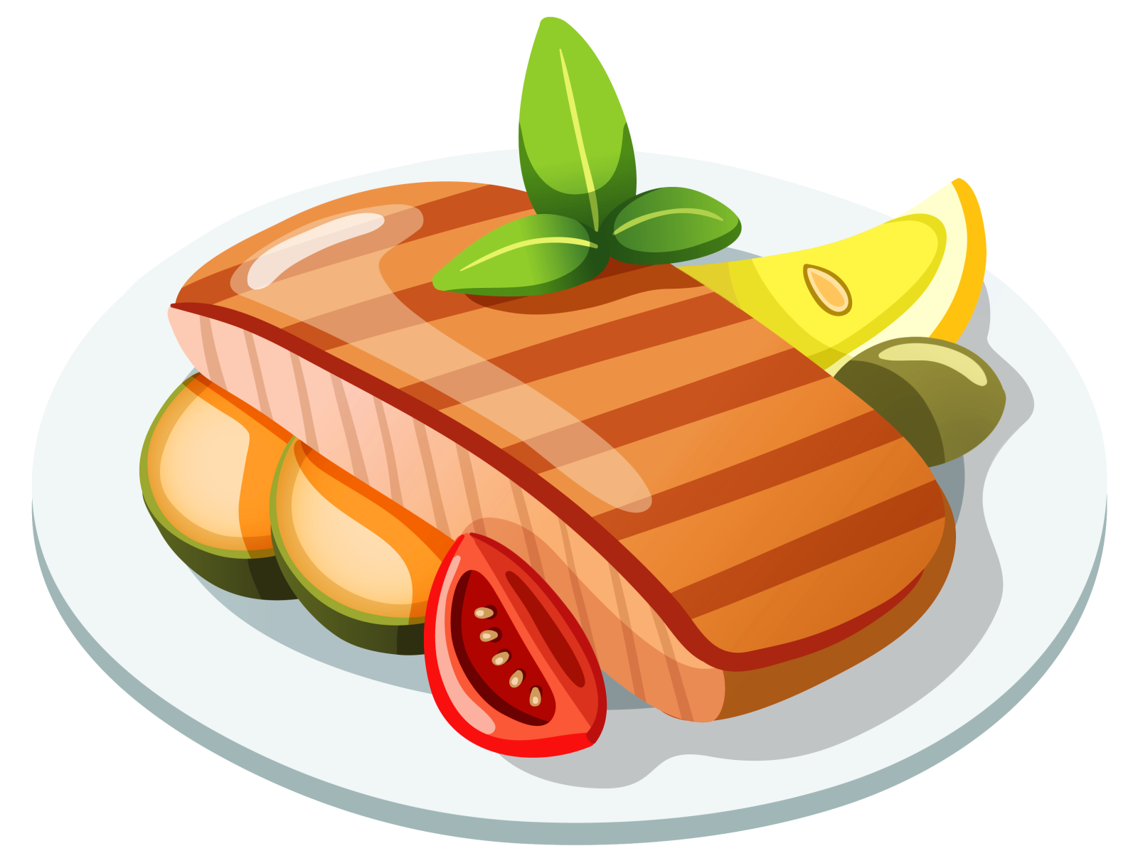 a piece of meat and vegetables on a plate