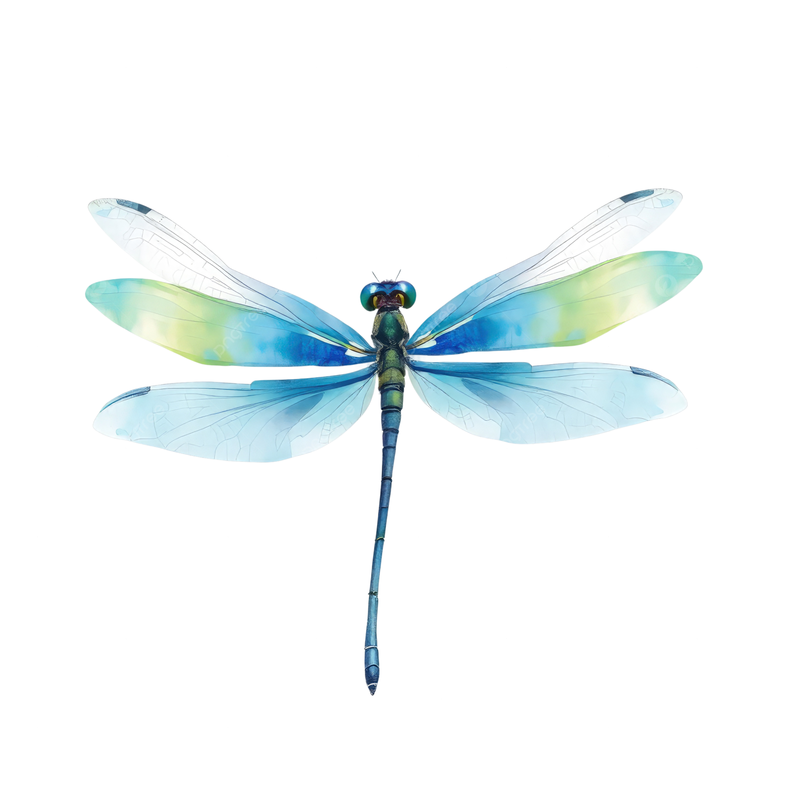 a blue dragon on a white background