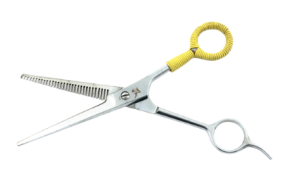 a pair of scissors on a white background