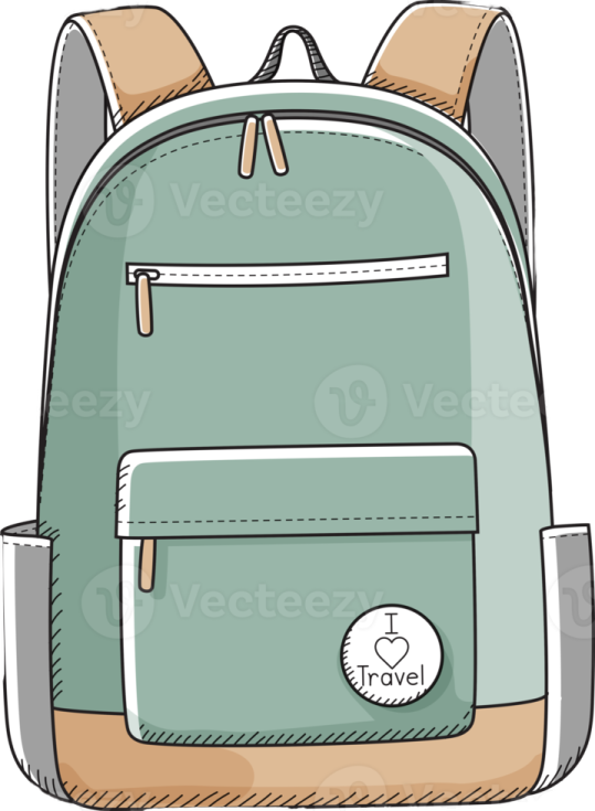 a backpack with the word love on it