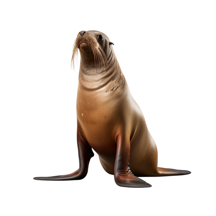 an image of a sea lion on a white background