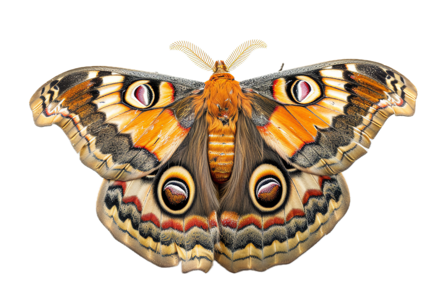 a close up of a butterfly on a white background