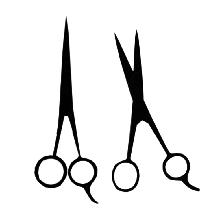 a pair of scissors on a white background