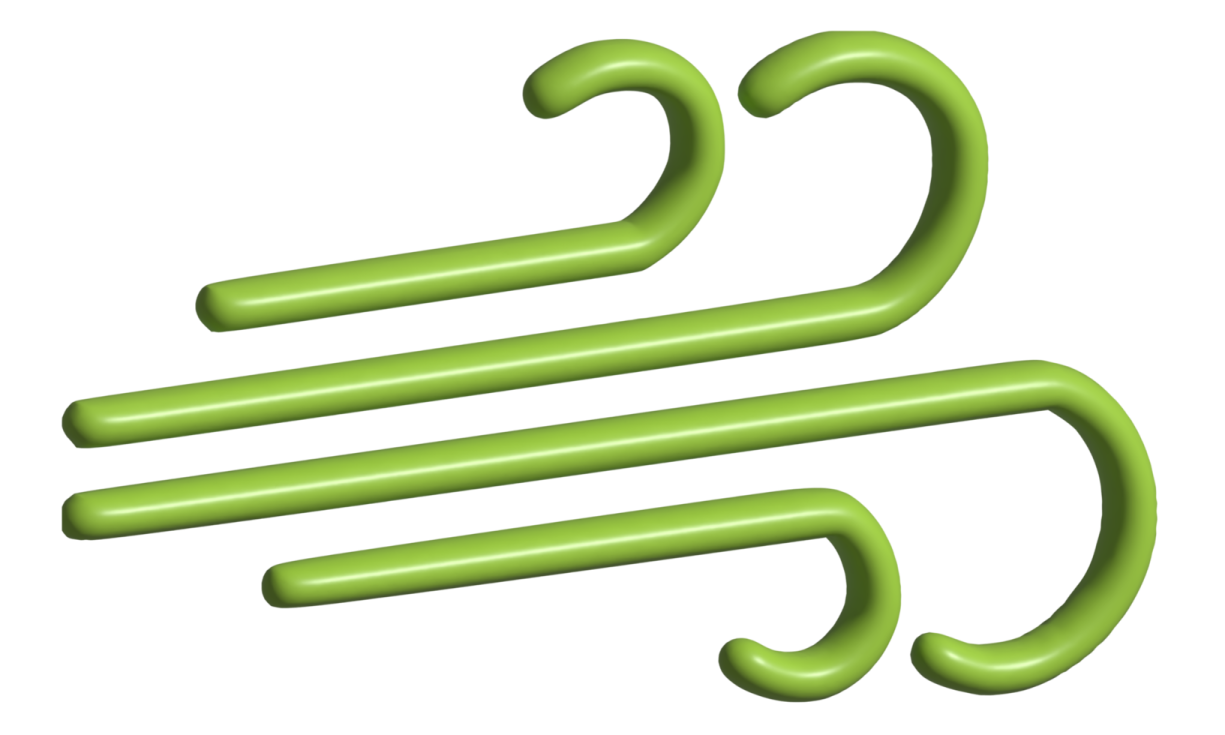 an image of a pair of green hooks