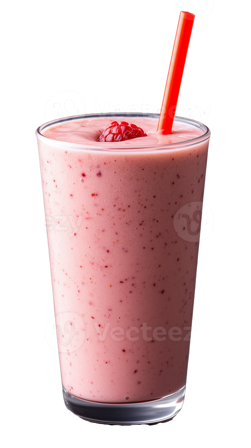 a glass filled with fruit and topped with a straw