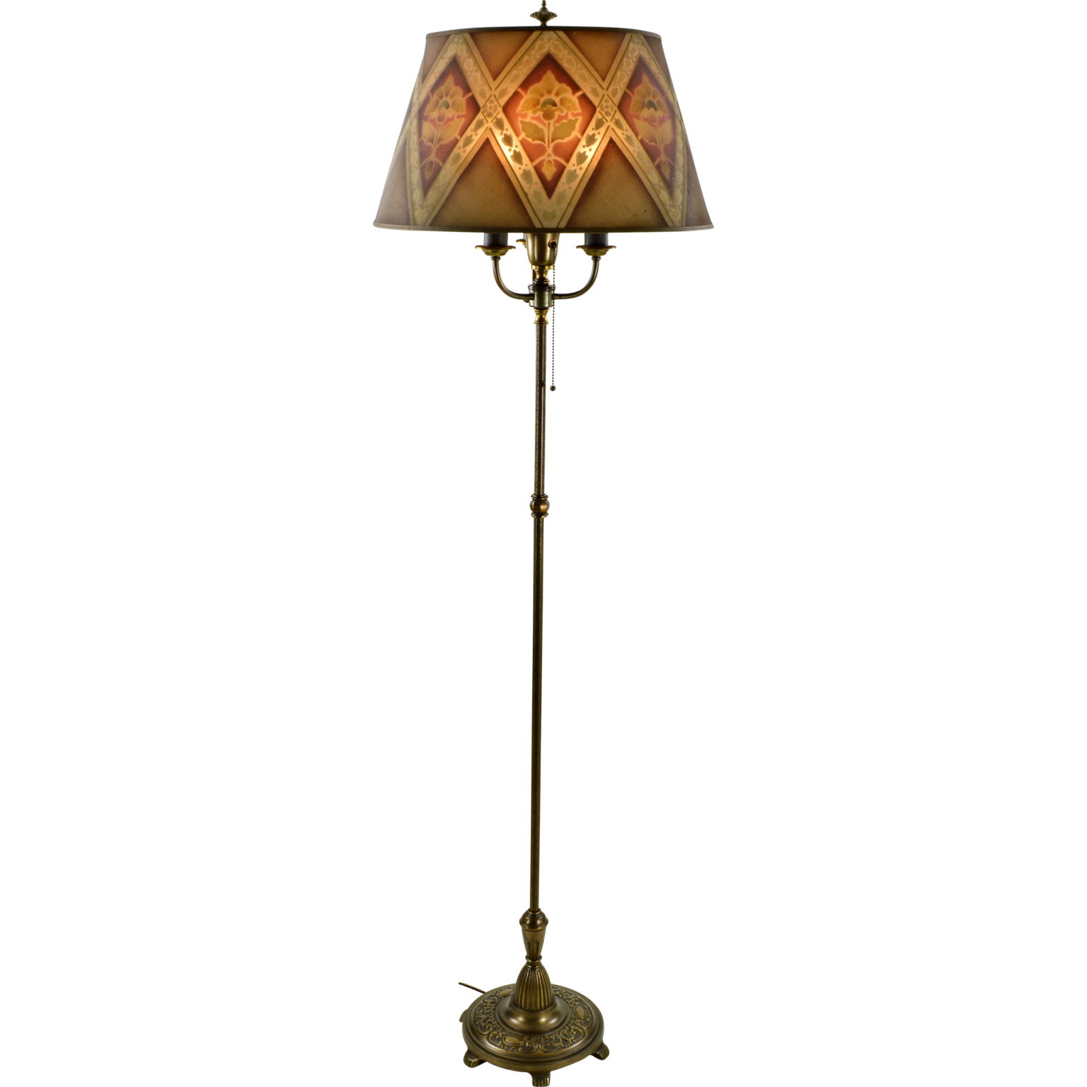 a lamp on a white background