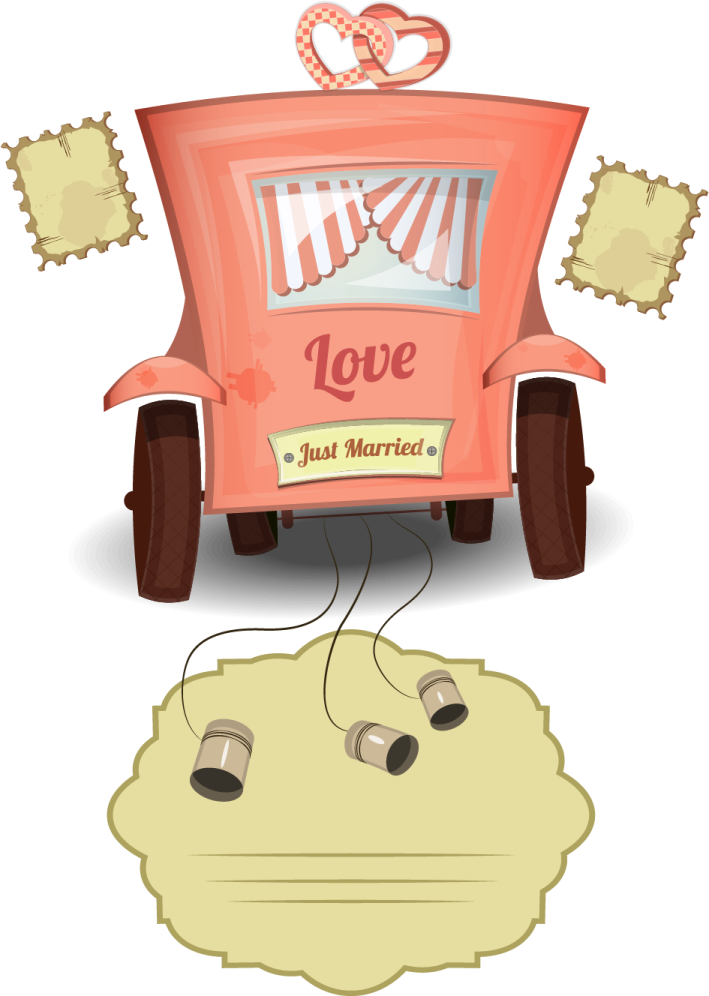 a cartoon car with the word love written on it