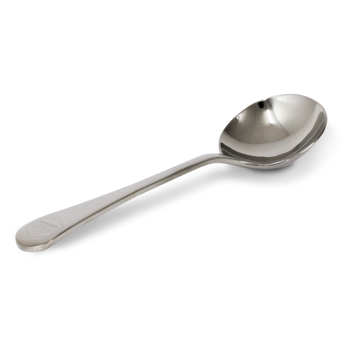 a spoon on a white background