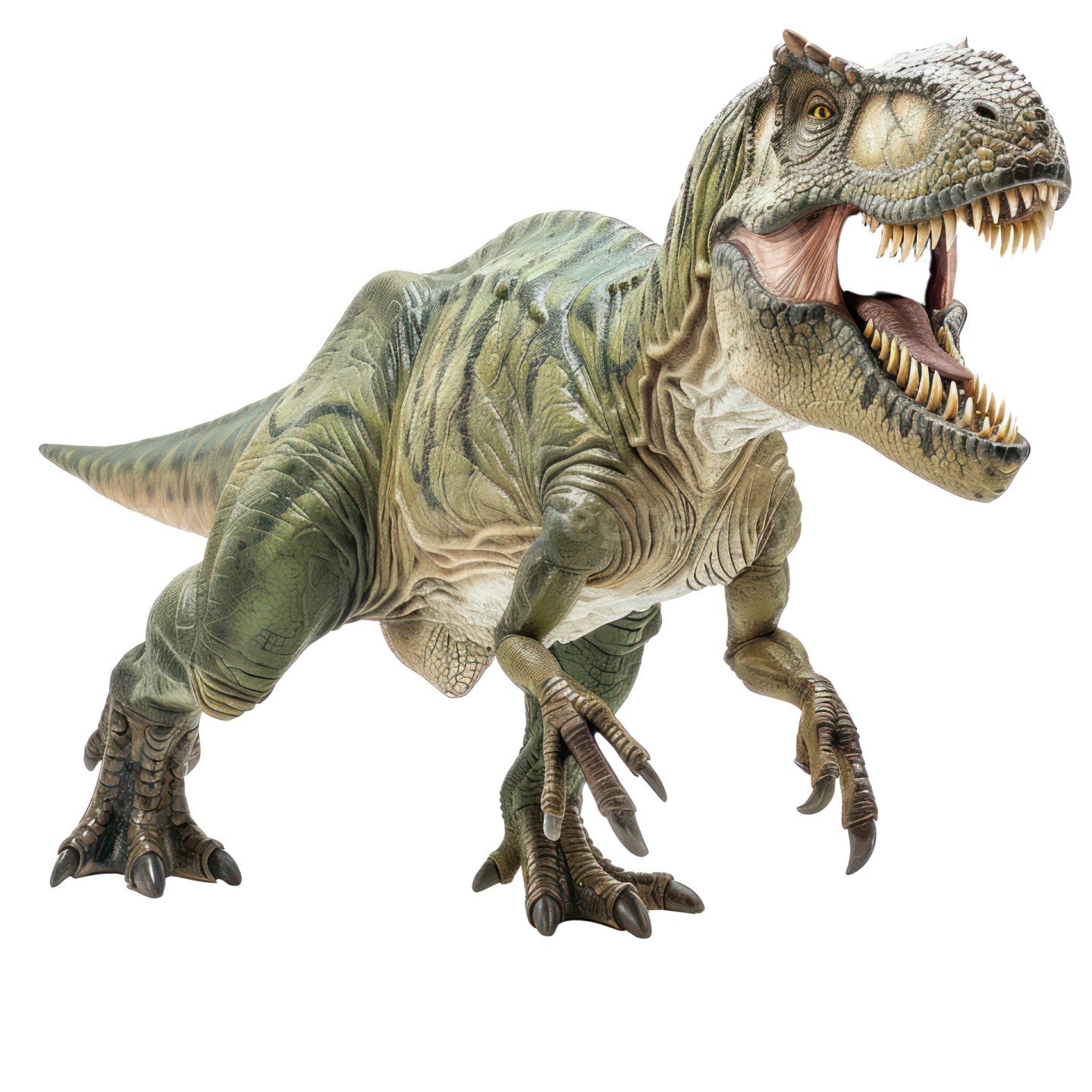an image of a dinosaur with its mouth open
