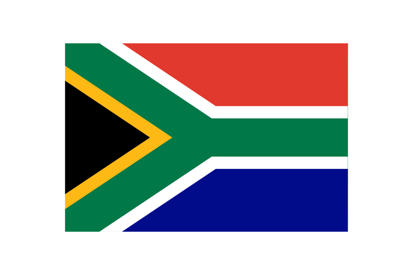 the flag of south africa