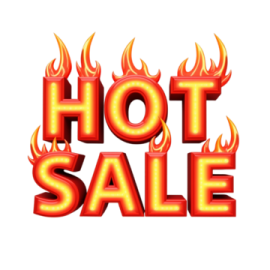 hot sale sign with flames