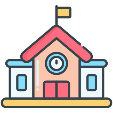 a house with a clock on top of it
