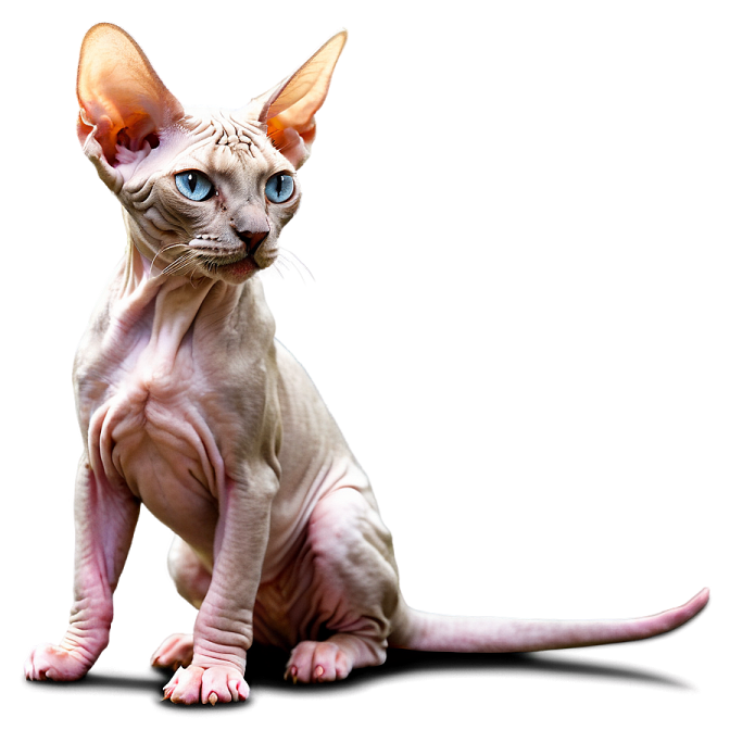 a cat with blue eyes sitting on the floor