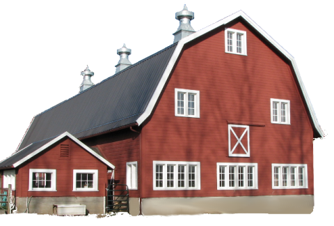 a red barn