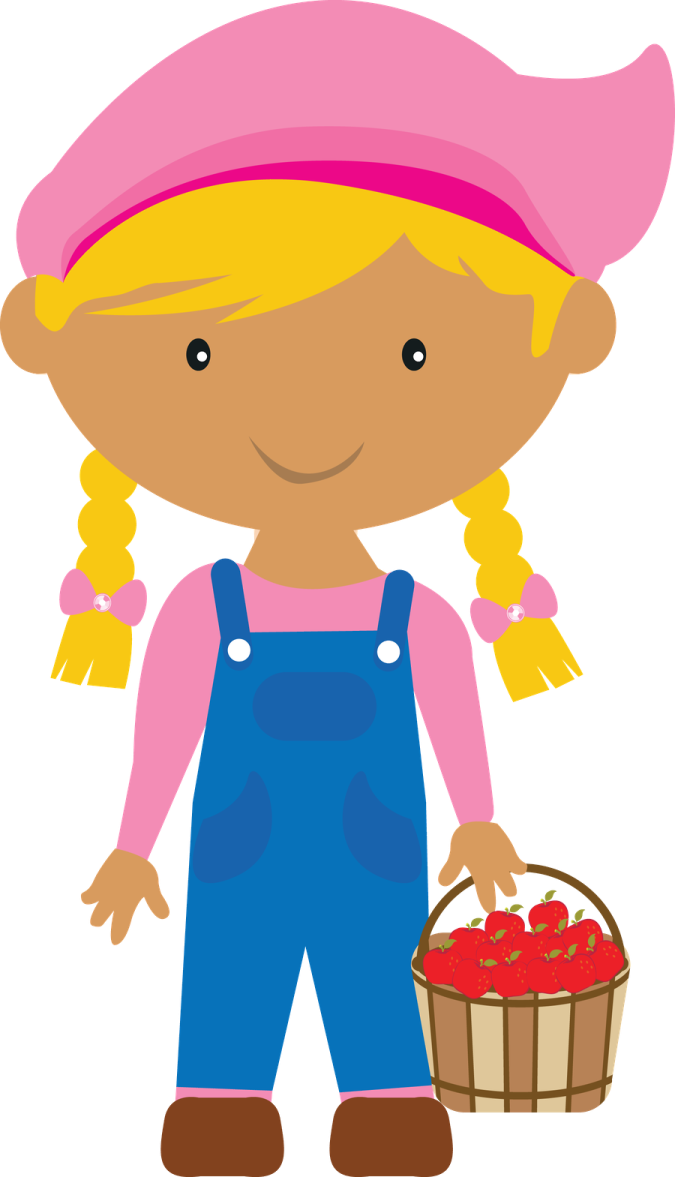 a little girl holding a basket of strawberries