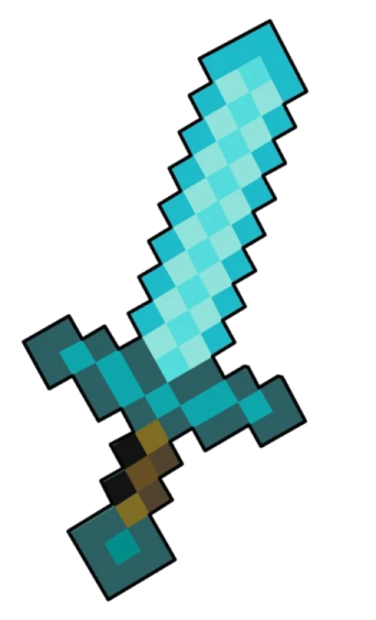 an image of a sword in minecraft