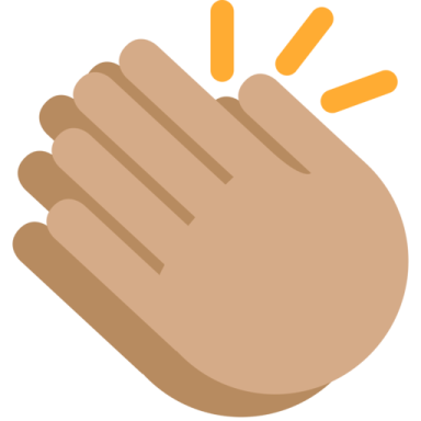 a hand with an orange sun on it