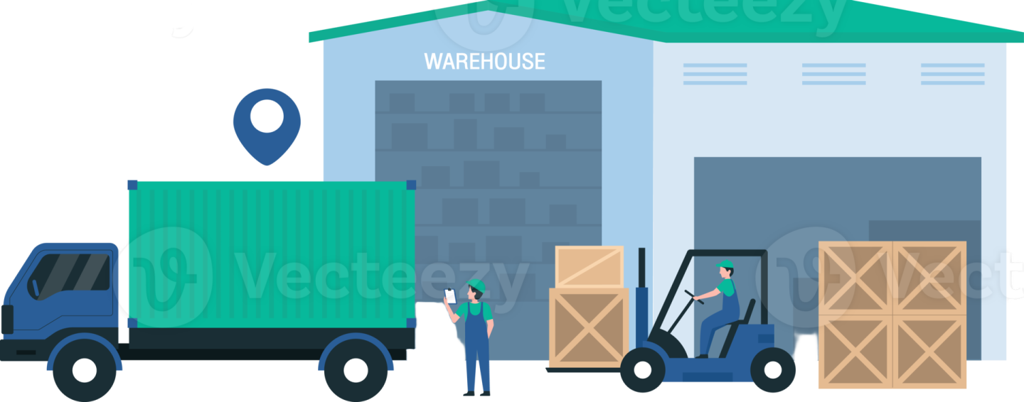 a man loading boxes from the back of a truck