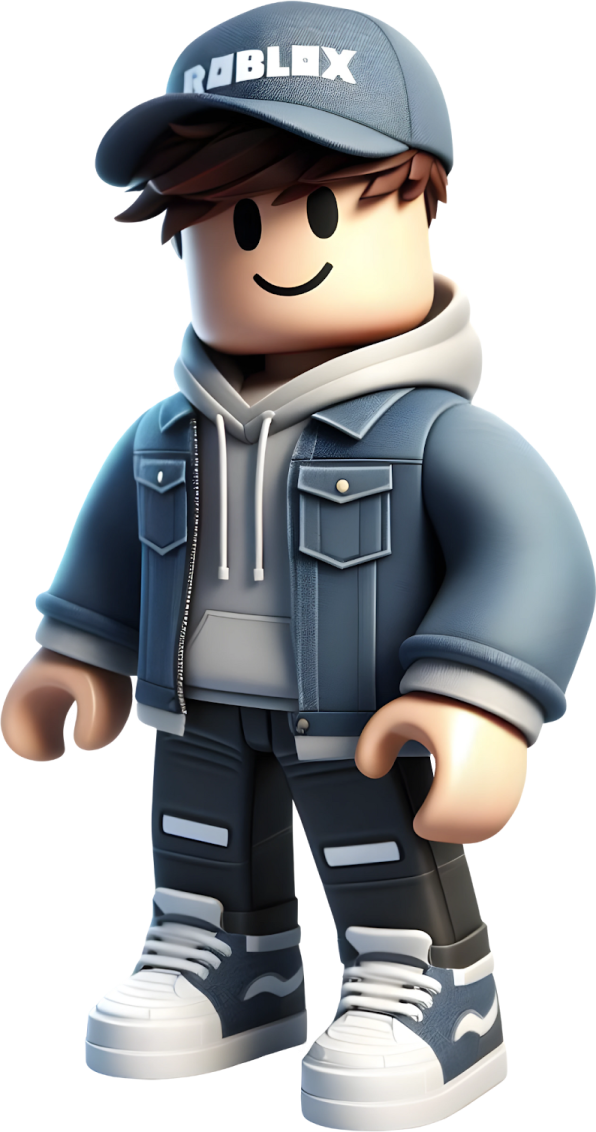 a lego character wearing a baseball cap and jacket