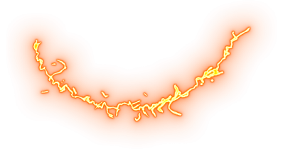 a yellow flame on a white background