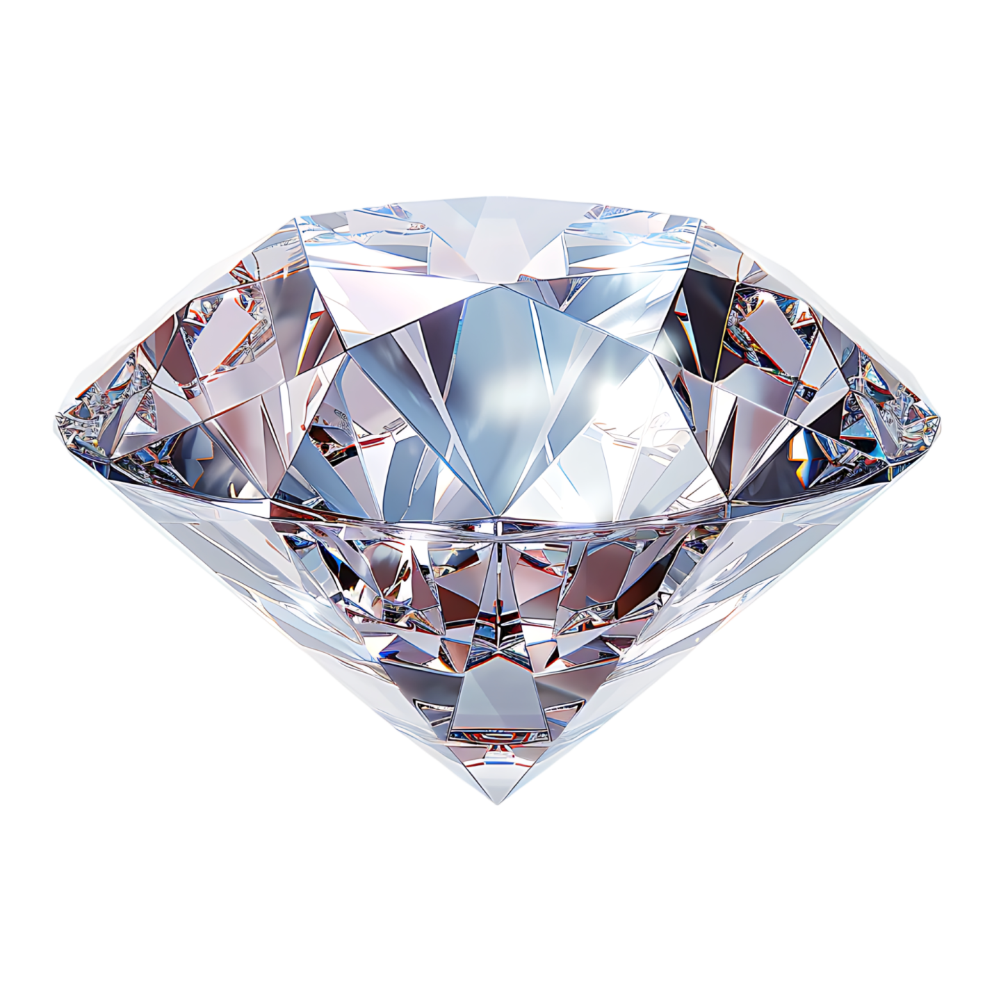a diamond on a white background