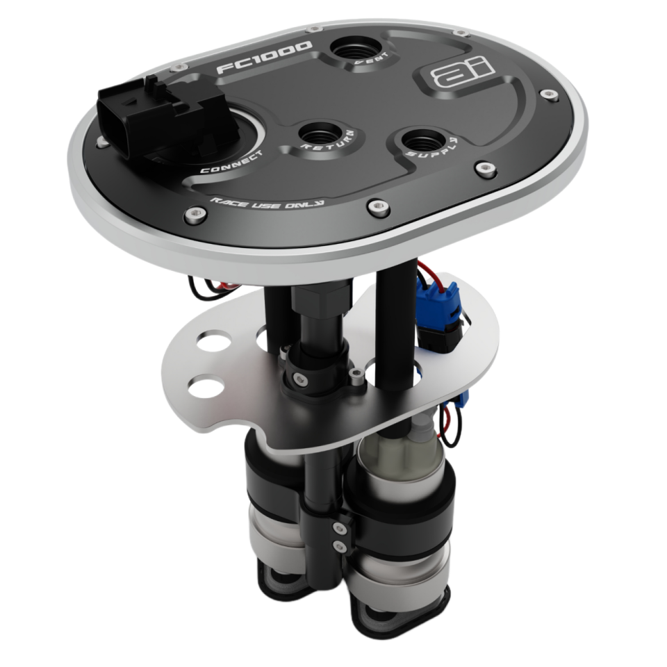 a close up view of the top of a water pump