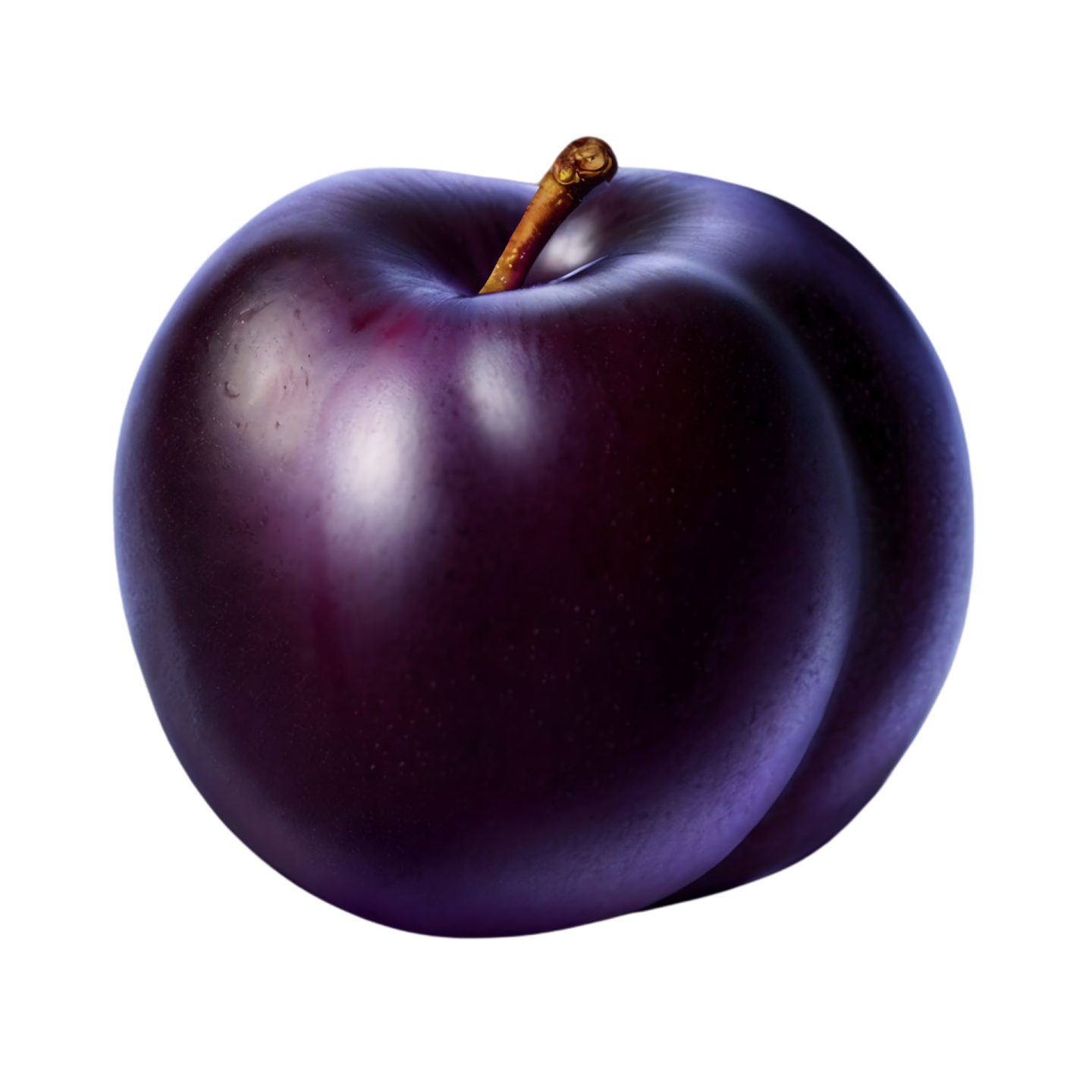 a purple colored apple