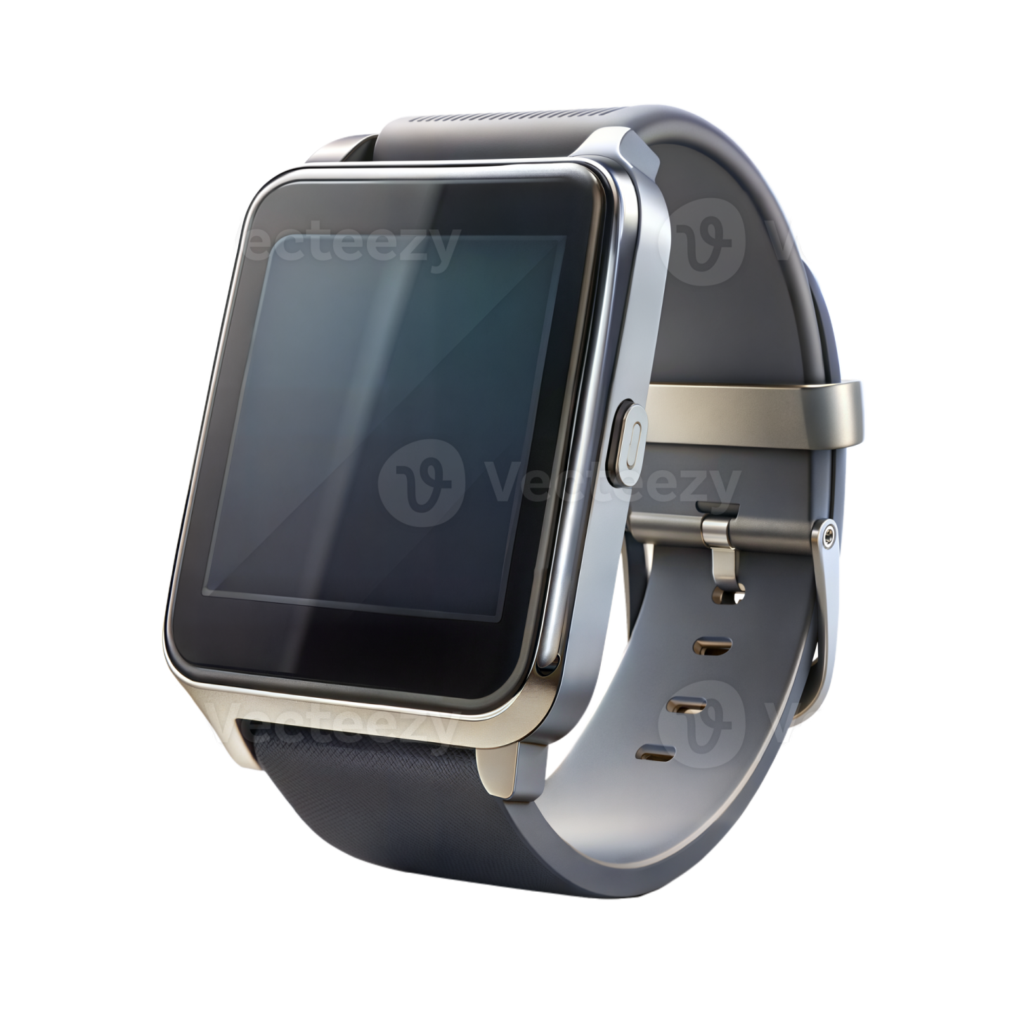 the samsung smart watch is shown on a white background