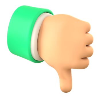 an ear with a green band around it