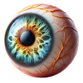 an image of a human eye